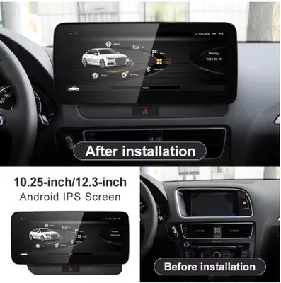 Produktbild von 10,25 Zoll Android Display für Audi Q5 2009-2016 HIGH/LOW Snapdragon 685 8GB/256GB CarPlay & Android Auto