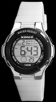 Produktbild von Uhr KR-001 Quarzwerk 100m wasserdicht Stoppuhr Alarm Datum Hintergrundbeleuchtung antiallergisch