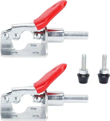 Zdjęcie produktu dla 2 Zestaw Push Pull Toggle Clamp Narzędzie ręczne do szybkiego pozycjonowania Akcesoria do dekoracji wnętrz