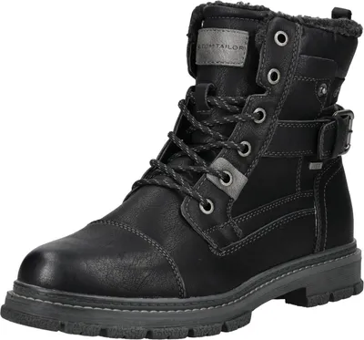 Produktbild von Tom Tailor Schnürstiefel Schwarz in Gr. 41