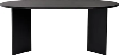 Produktbild von Skye Decor, Sablin - Wood Black, Esstisch, Holz Schwarz, 100 % Melaminplatte, 180 x 89,5 x 75 cm