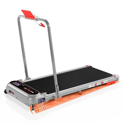 Produktbild von BLACK LORD X7-H Laufband, 3,0PS Motor, 1-15KM/H, Bluetooth App Steuerung, 390mm Laufband, 3 Stufen Neigung, LED Display, Fernbedienung, Silber