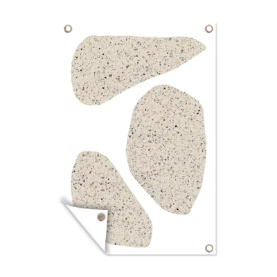 Obrázek produktu pro MuchoWow® Zahradní plakáty - Kameny - abstraktní - design - 60x40 cm - Zahradní dekorace