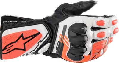 Produktbild von Alpinestars SP-8 V3 Motorradhandschuhe, schwarz/rot/weiß, 2XL
