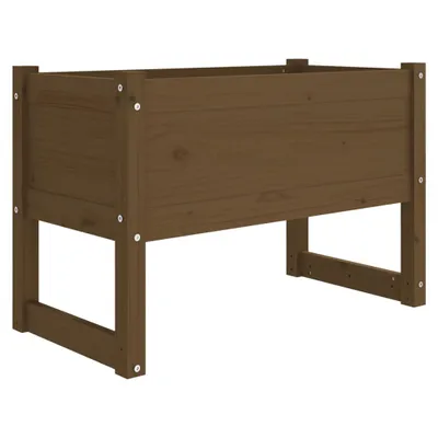 Produktbild von vidaXL Pflanzkübel Honigbraun 78x40x52 cm Massivholz Kiefer