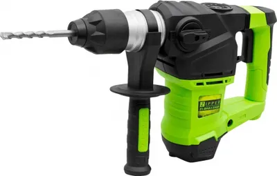 Produktbild von Zipper ZI-BHA1500D, Handbohrmaschine, SDS Plus, Schwarz, Grün, 1 cm, 4350 RPM, AC