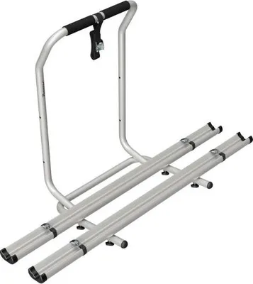 Immagine prodotto di portabici c/binari 4x4 STELVIO ALLUMINIO + attacco ruota
