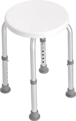 Image de Chaise de douche pour douche intérieure, tabouret de douche réglable en hauteur, banc antidérapant, tabouret de baignoire pour personnes âgées, adultes handicapés, capacité de 136,1 kg