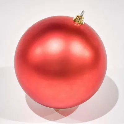 Produktbild von DECOLED Kunststoffkugel, Durchm. 30 cm, rot, matt