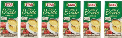 Produktbild von Star Brodo Manzo Broth Flüssiges Rindfleisch, 1 l, 6 Stück
