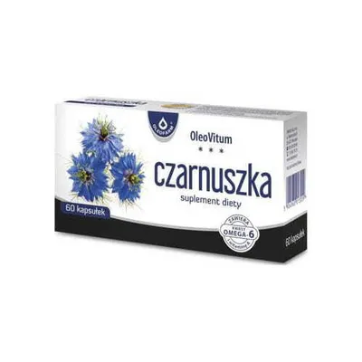 Zdjęcie produktu dla Czarnuszka suplement diety 500mg 60kap - OleoFarm OLEOFARM