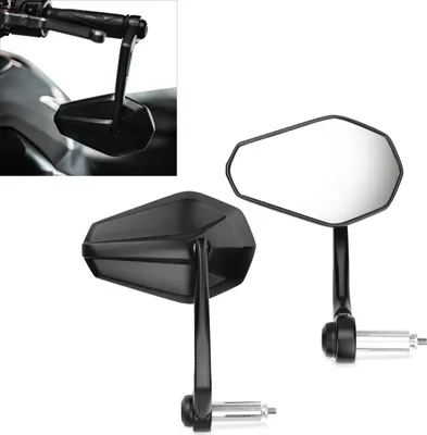 Obrázek produktu pro Zrcátka na řídítka motocyklu s ECE / pár zpětných zrcátek na řídítka # SP6