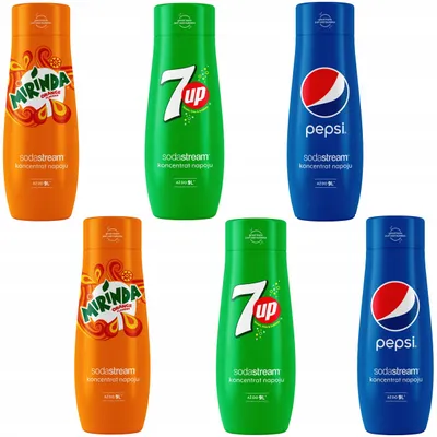 Produktbild von 6er Set SodaStream Konzentrate 2x (Pepsi+Mirinda+7UP)