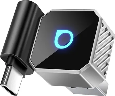 Produktbild von Avizar, Ottocast Mini USB-C Adapter für CarPlay und Android Auto, Silber