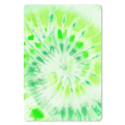 Produktbild von MuchoWow® Mauspad Mousepad Krawattenfärbung - Grün - Spirale 18x27 cm - Mousepads - Maus Mat - Pad - Mausunterlage