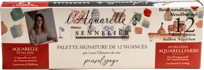 Produktbild von Sennelier Aquarellfarben - Signature Lena Ullmann 12 halbe Näpfchen N131613.LU