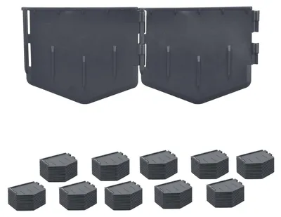 Produktbild von Kunststoff-Gartenbeeteinfassung - Flexibles Rasenrand-Set
