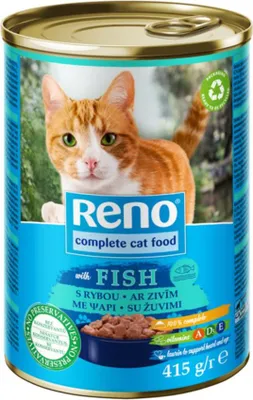 Obrázok produktu pre Reno konzerva pre mačky ryba 415g