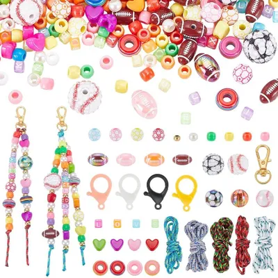 Produktbild von Kreatives Set von 740 Bunte Perlen Schlüsselanhänger