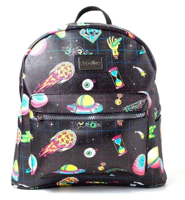 Immagine prodotto di Rick and Morty - Zaino da donna stampato in sublimazione all over nero