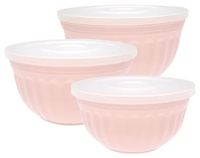 Produktbild von Greengate Alice Schüssel mit Deckel pale pink Set3
