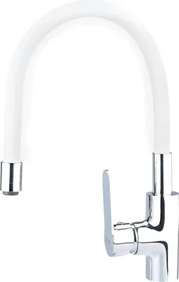 Zdjęcie produktu dla Baletto 81122 Bateria stojąca, elastyczne ramię górne, 550 mm, biały, 35 mm