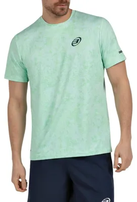 Image de T-shirt Bullpadel Masama, couleur vert acidulé
