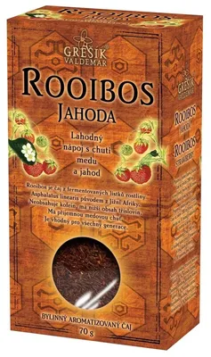 Obrázek produktu pro Rooibos Jahoda XXL balení 1 kg GREŠÍK Čaje 4 světadílů