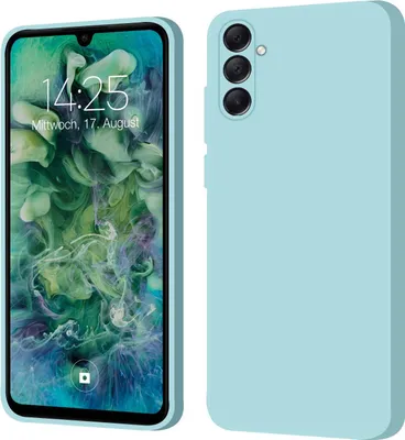 Produktbild von Hülle für Samsung Galaxy A13 5G Case Cover Bumper Smartphone Softgrip Schutzhülle Farbe: Hellblau