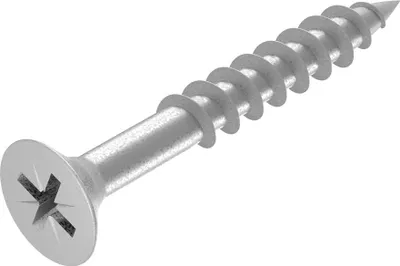 Immagine prodotto di SECCARO Vite per pannelli truciolari 4 x 30 mm, acciaio inox V2A VA A2, vite per legno con filettatura parziale, intaglio a croce / PZ, 250 pezzi