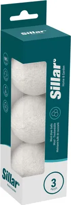 Produktbild von Sillar Wollkugeln für Wäschetrockner – 3 Stück aus 100% Naturwolle