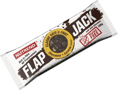 Obrázek produktu pro Nutrend Flapjack Gluten Free 100 g čokoláda-kokos / Energetické tyčinky / Lahodná ovesná tyčinka bez lepku