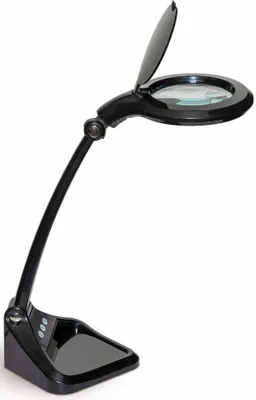 Immagine prodotto di Lampada d'ingrandimento a LED Mauliris dimmerabile 40 LED luce diurna bianco nero Confezione da 4