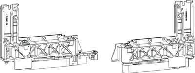 Produktbild von GU Grundkarton Laufwagen Laufschuh 966/150 links, Tragkraft max. 150 kg