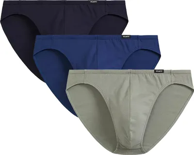 Produktbild von Atlantic Herren Mini-Slips XXL, 3er Pack aus 95% Baumwolle und 5% Elasthan