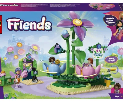 Immagine prodotto di Lego Friends 42702 Giostra Delle Tazze Da Tè Floreali, Giocattolo Con 3 Mini Bamboline, Cabina Fotografica E Accessori, Da 7+