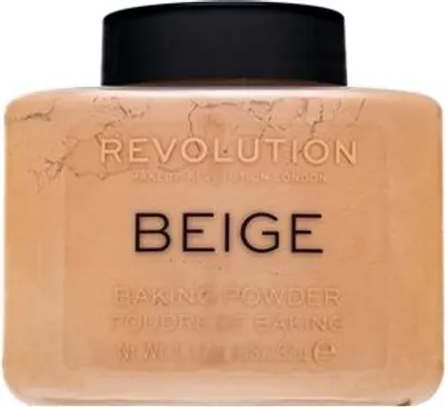 Produktbild von Makeup Revolution Baking Powder Beige Puder fr eine einheitliche und aufgehellte Gesichtshaut 32 g