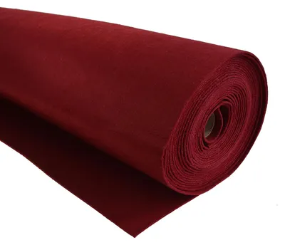 Filzstoff Meterware bordeaux bordeaux