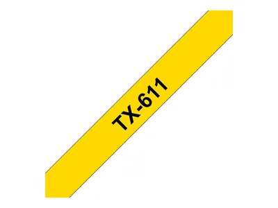 Produktbild von Brother TX-611, TX, China, 5 Jahr(e), 6 mm, 15,4 m, 28 mm