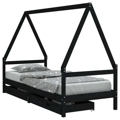 Produktbild von VidaXL 834470, Schwarz, Holz, 90 x 200 mm, 1 Stück(e)