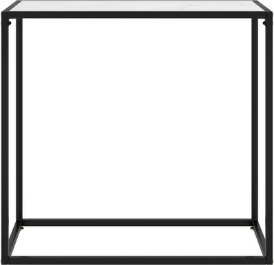 Produktbild von vidaXL Konsolentisch Weiß 80x35x75 cm Hartglas