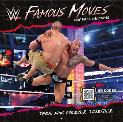 Produktbild von Wwe Famous Moves 2026 12x12 Wall Calendar