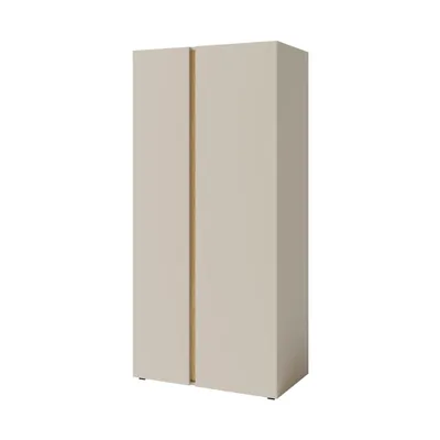 Produktbild von Kleiderschrank LICO Sandbeige, Drehtürenschrank mit 2 Türen, Moderner Stil
