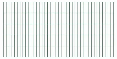 Immagine prodotto di Alberts 642839 Staccionata doppia, plastificata, verde, altezza 100 cm