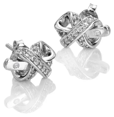 Produktbild von Atemberaubende Silberohrringe mit Diamant und Topas Aurora DE858