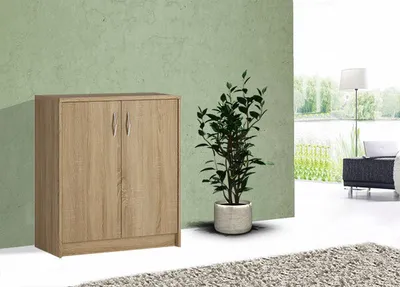 Produktbild von Kommode Sideboard Anrichte eiche sonoma 74cm