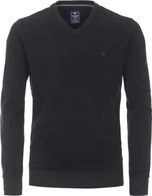 Produktbild von REDMOND Casual Herren Pullover Langarm V-Ausschnitt Regular Marine 4XL