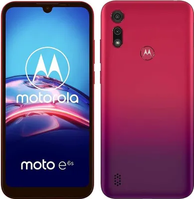Obrázok produktu pre Moto e6s Dual-SIM Smartphone (6,1"-Max Vision-HD+-Display, 13-MP-Hauptkamera, 32 GB/2 GB, Android 9) Rot