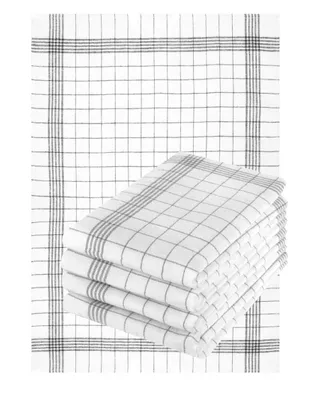 Produktbild von Betz 5er Set 50x70cm Geschirrtücher Baumwolle extrem strapazierfähig und saugstark trocknergeeignet - Gastronomiequalität - Geschirrtücher BW schwarz