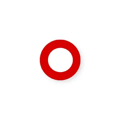 Produktbild von SINA Legematerial Ringe in 4 Farben - Größe 34mm (rot)